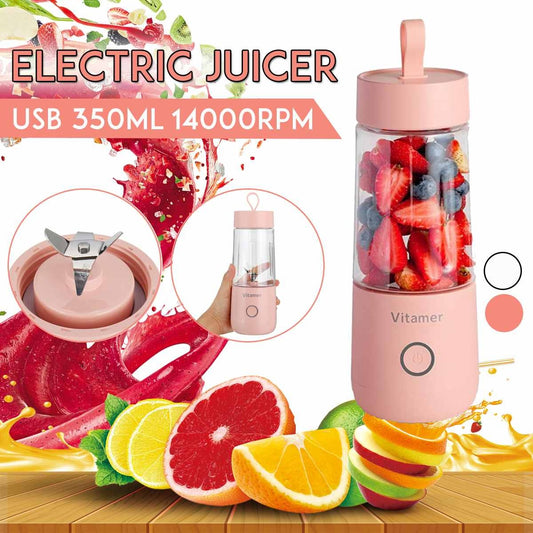 Portable Blender Juicer Electric USB Rechargeable